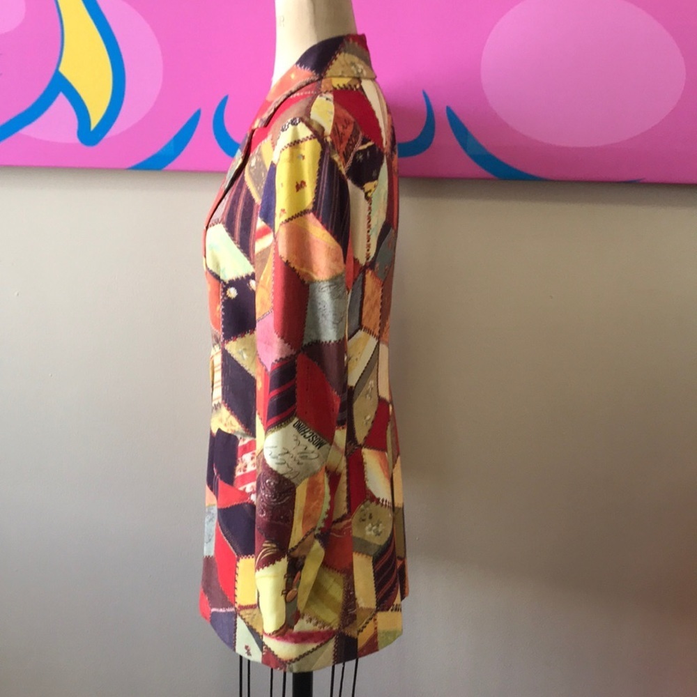 Moschino Cheap Chic Patchwork Blazer - image 6